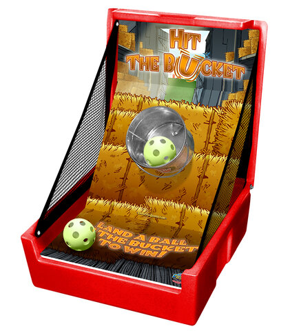 Table Top Carnival Game Hit The Bucket